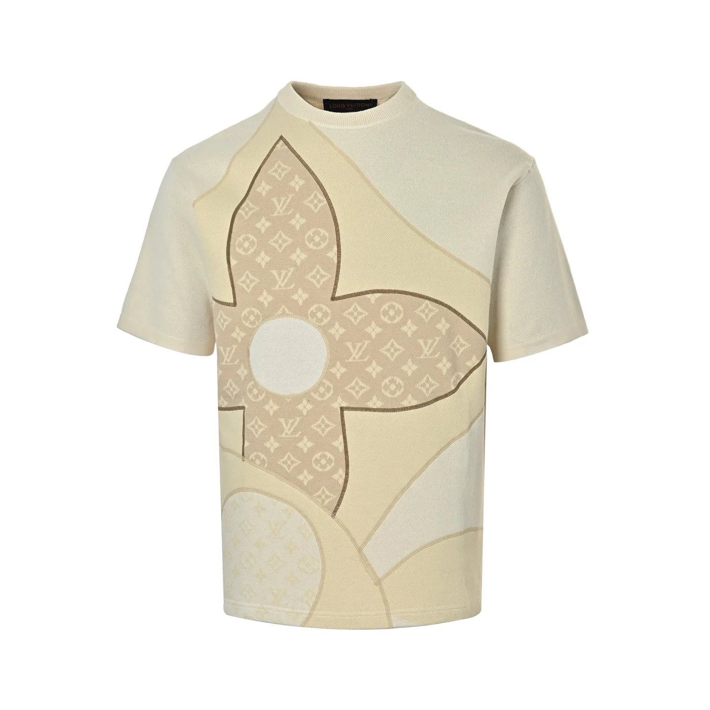 Louis Vuitton/Louis Vuitton presbyopia four-leaf clover knitted short sleeves